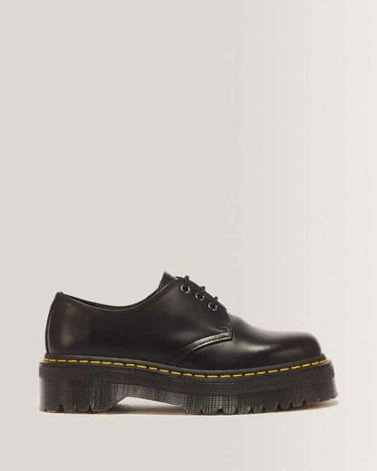 1461 Smooth Leather Platform Shoes — Black