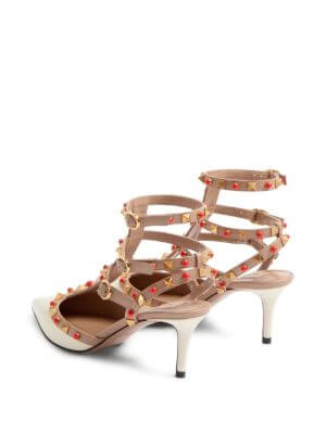 Rockstud embellished pumps