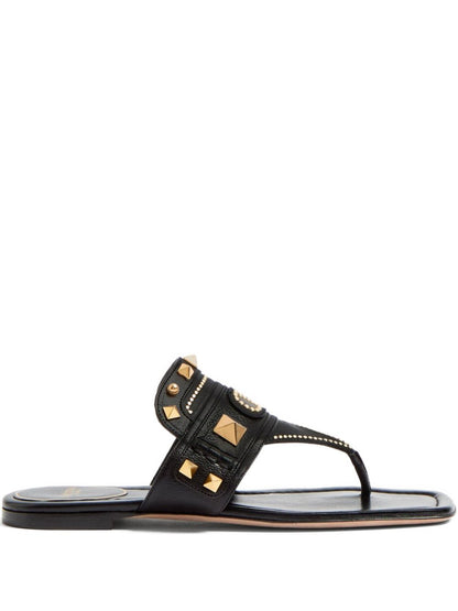 Plaster Caster leather sandals