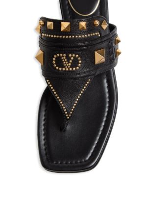 Plaster Caster leather sandals