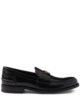 Prada leather loafers