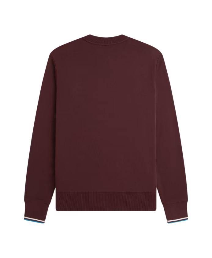 Fred Perry Classic Cotton Sweatshirt Bordeaux