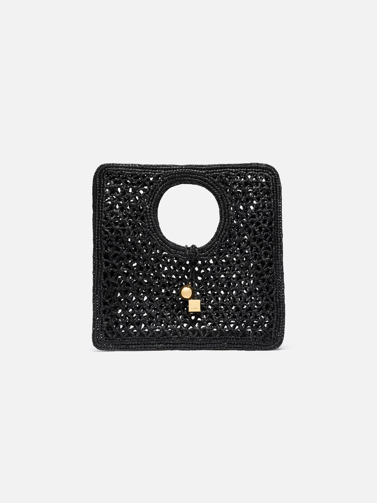 The Spiaggia small square bag Small square raffia bag.