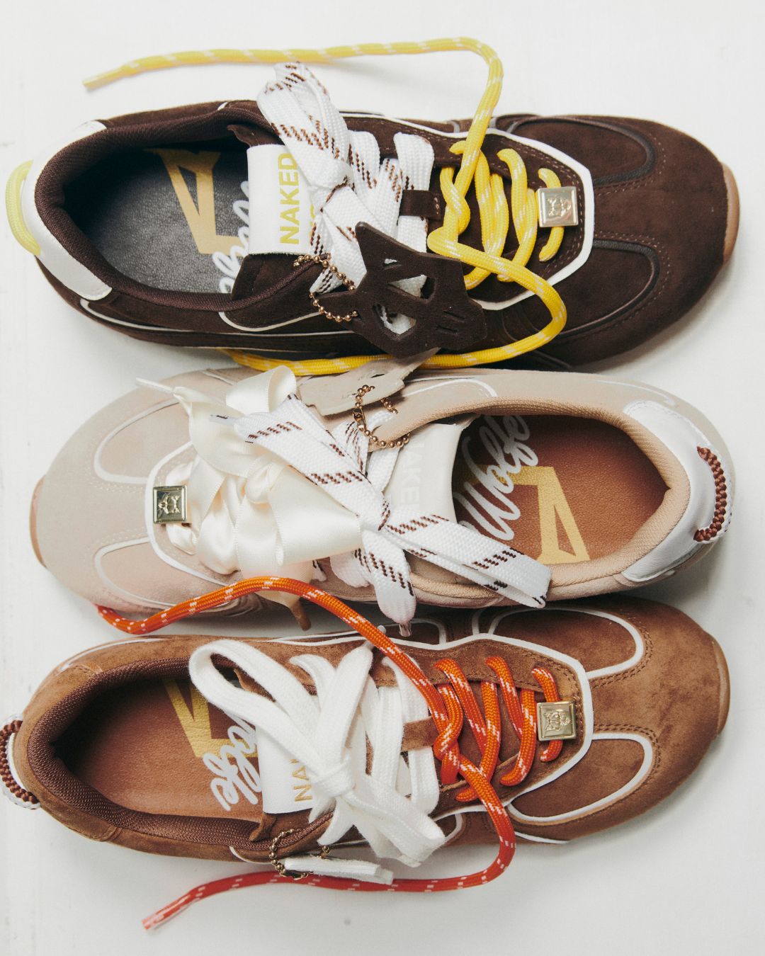 Adored Tan/White Suede