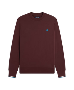 Fred Perry Classic Cotton Sweatshirt Bordeaux