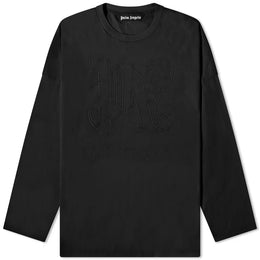 Palm Angels Monogram Statement Long Sleeve Tee
