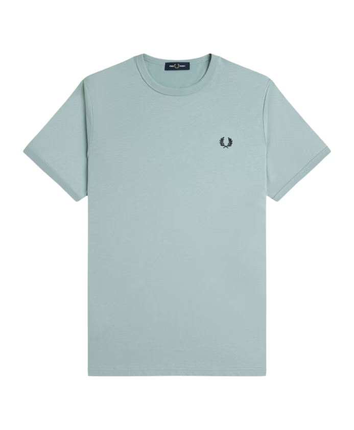 Fred Perry Blue Ringer T-Shirt Top