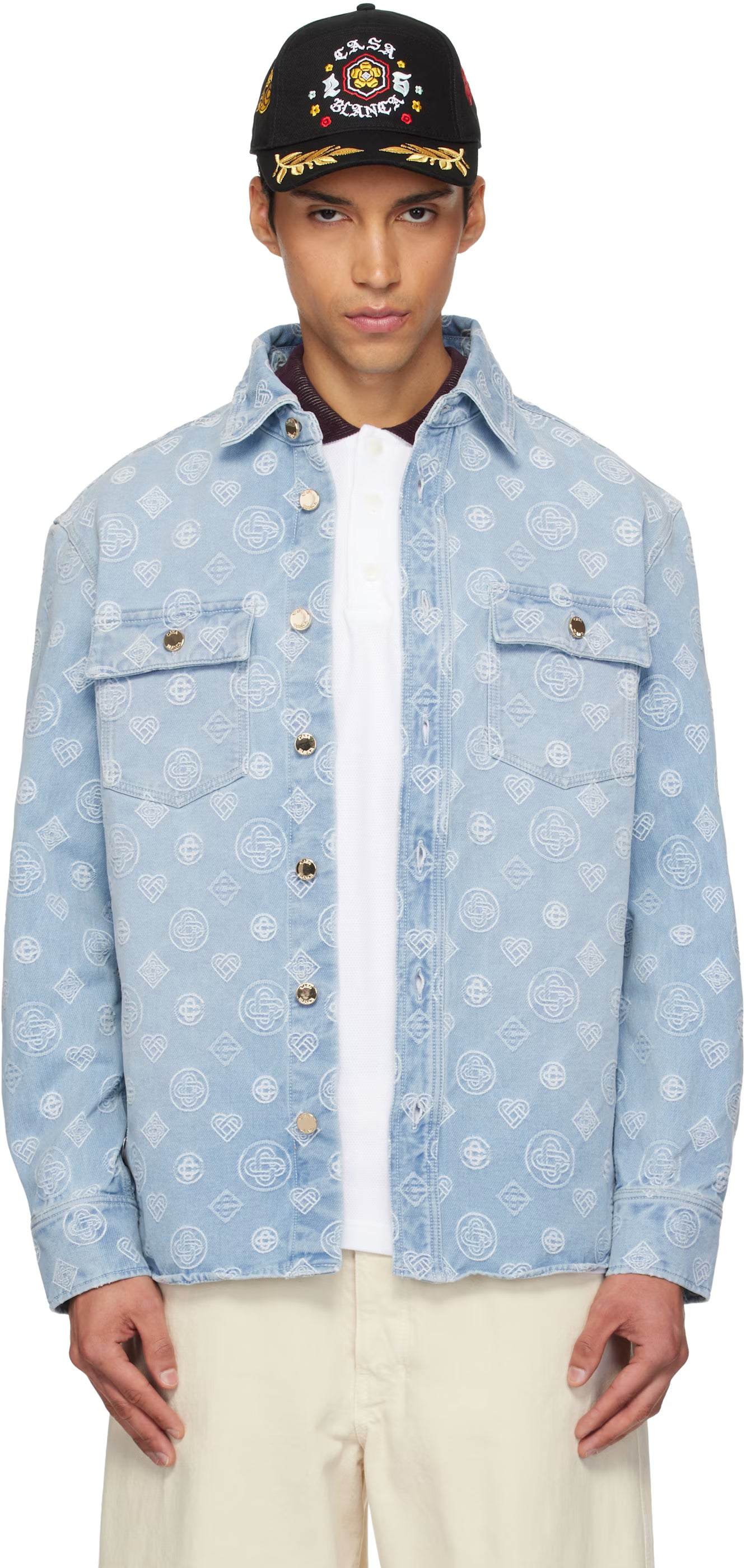 Blue Monogram Denim Shirt