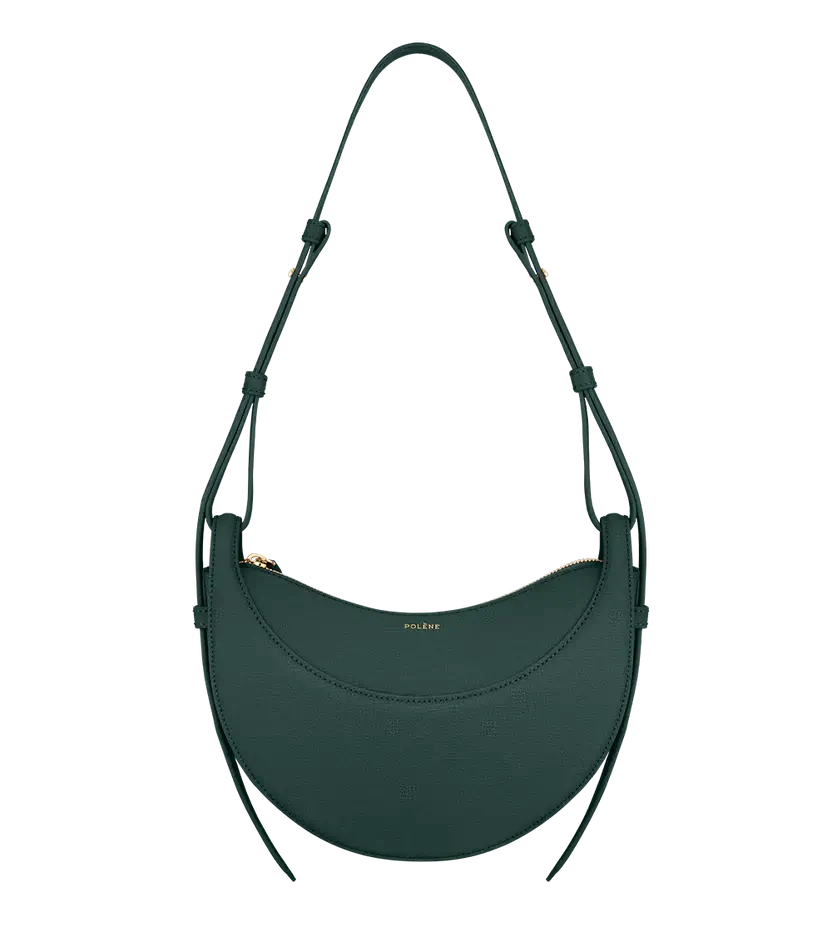 Polene Numéro Dix Edition Textured Green - Size: One Size Bags | Shop From The Mirage