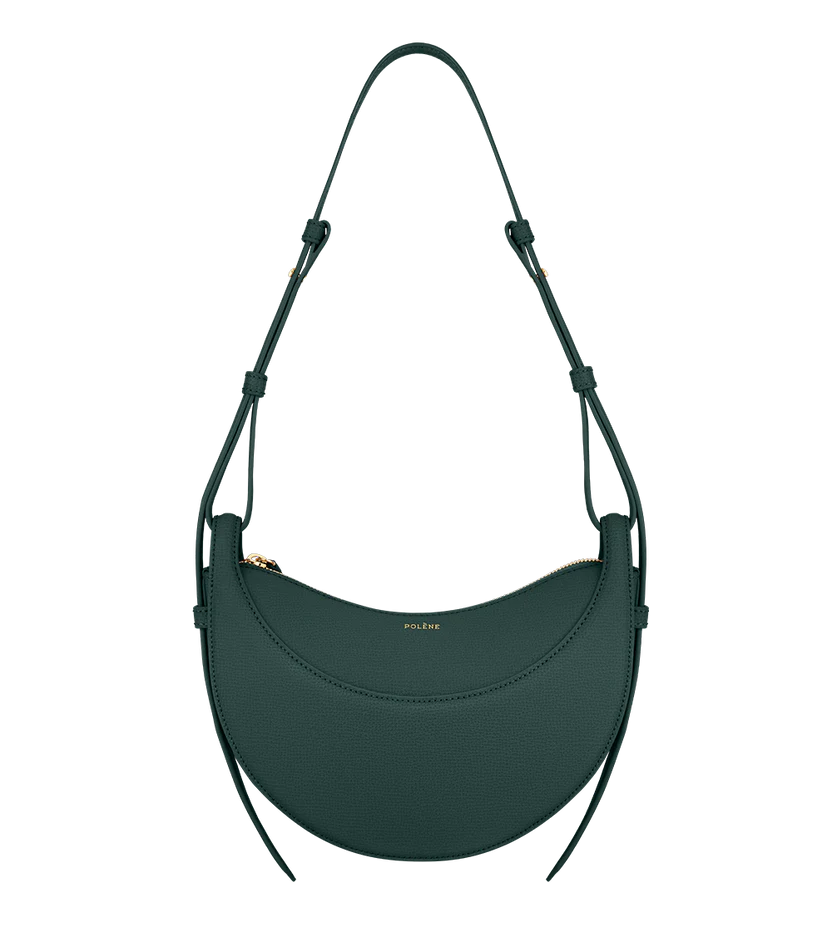 Polene Numéro Dix Edition Textured Green - Size: One Size Bags | Shop From The Mirage