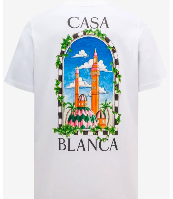 Casablanca Vue De Damas T-Shirt