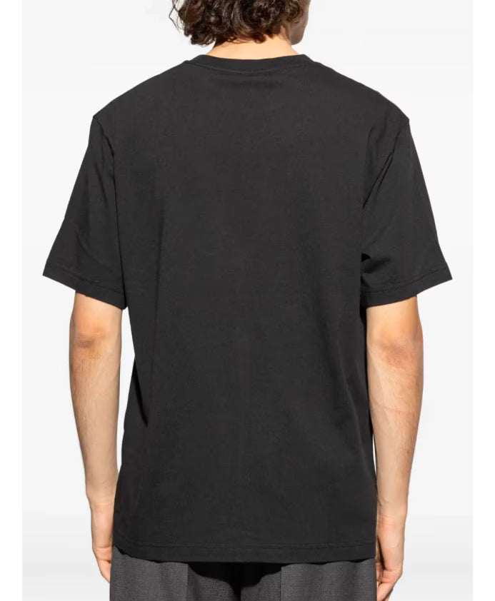 Kenzo Black Floral Print Round Neck T-shirt