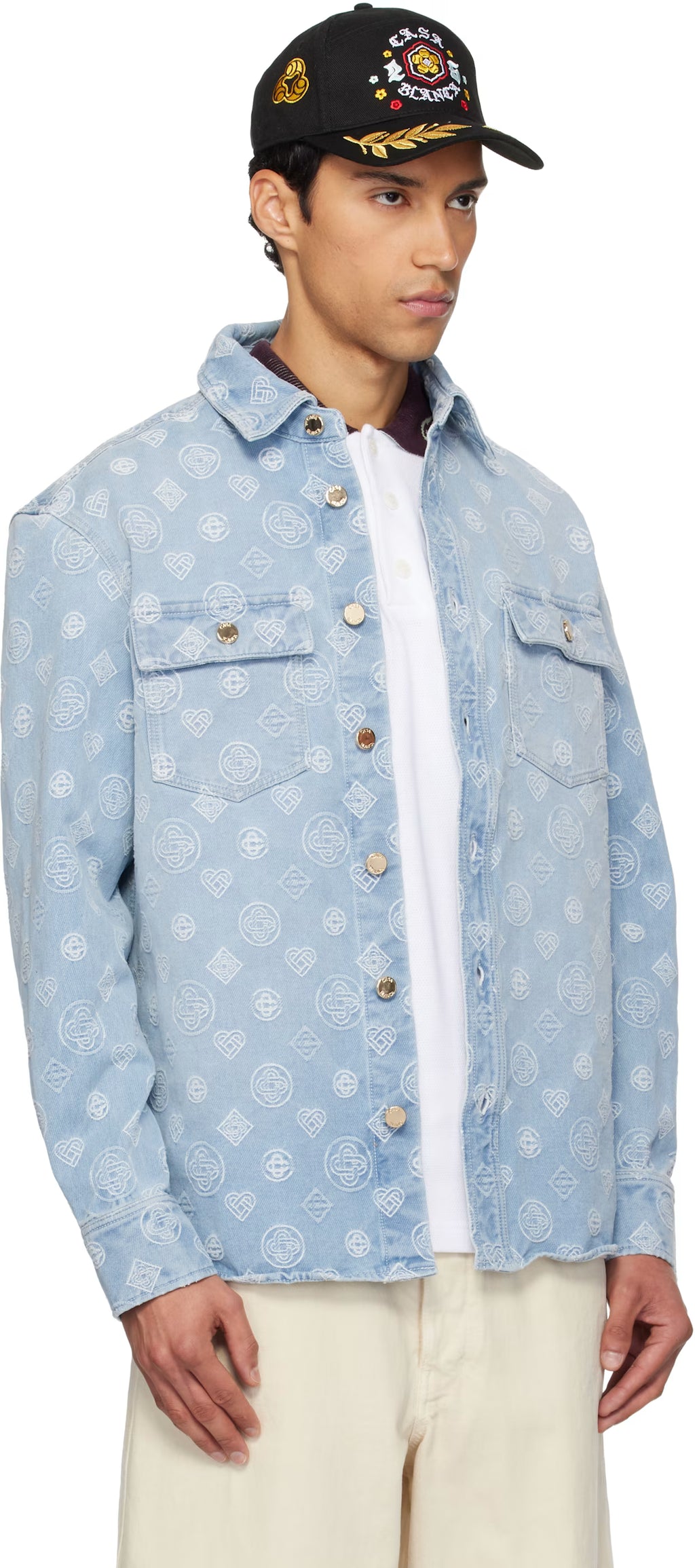Blue Monogram Denim Shirt