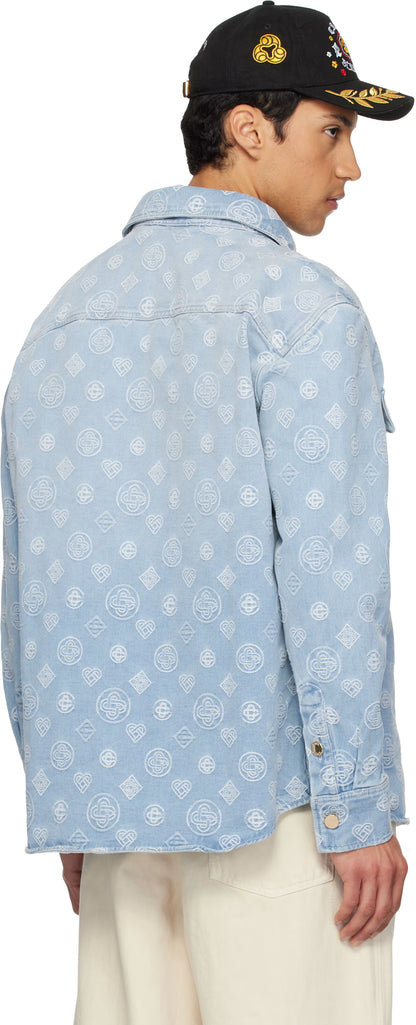 Blue Monogram Denim Shirt