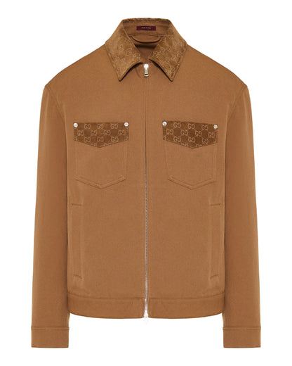 GUCCI  Long-sleeved zip-up jacket