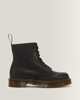 1460 Bex Pisa Leather Lace Up Boots — Black