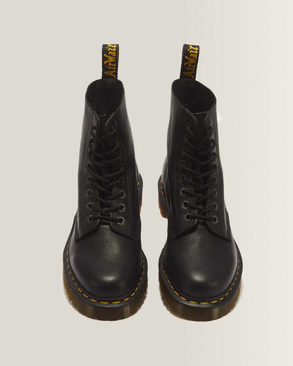 1460 Bex Pisa Leather Lace Up Boots — Black