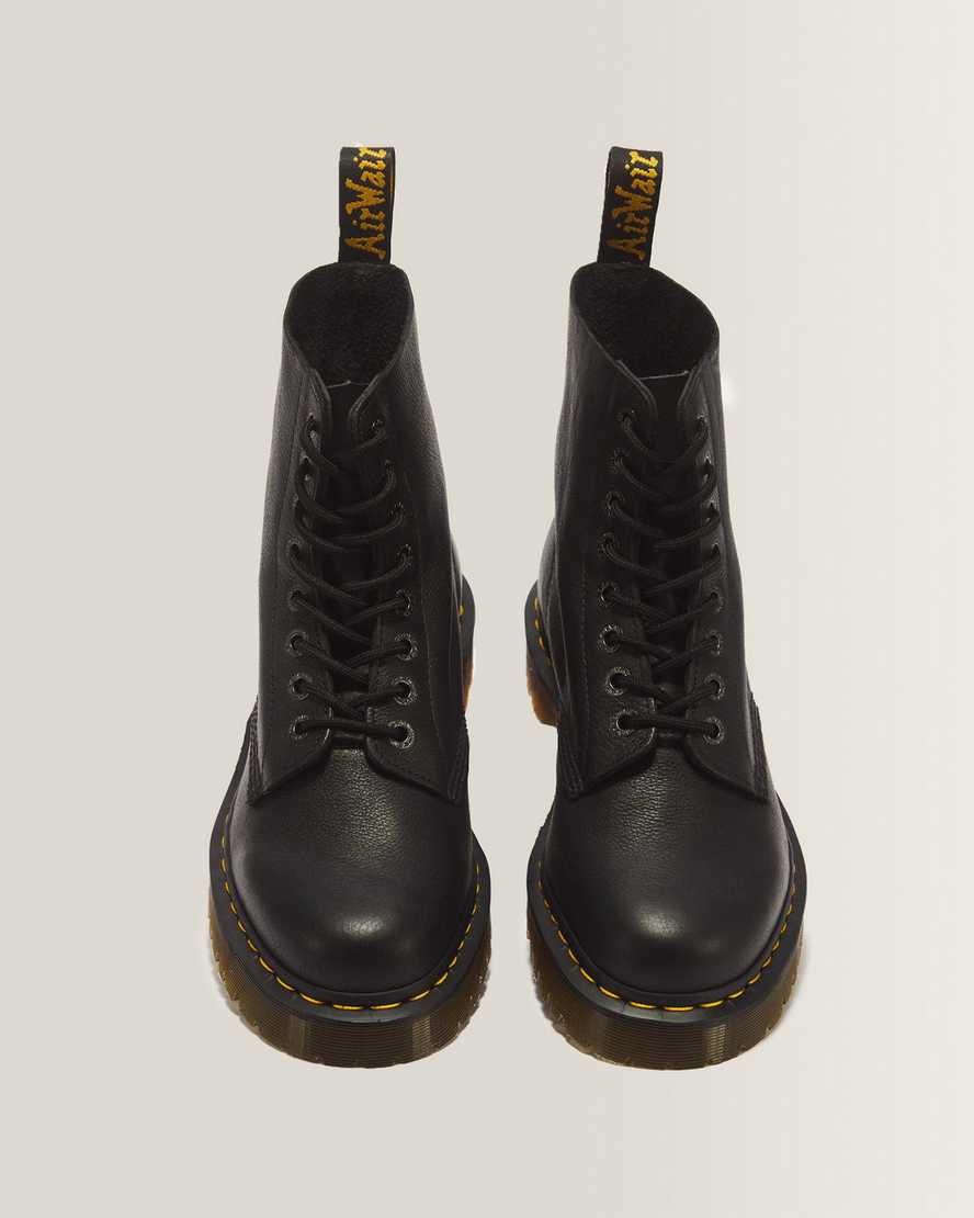 1460 Bex Pisa Leather Lace Up Boots — Black