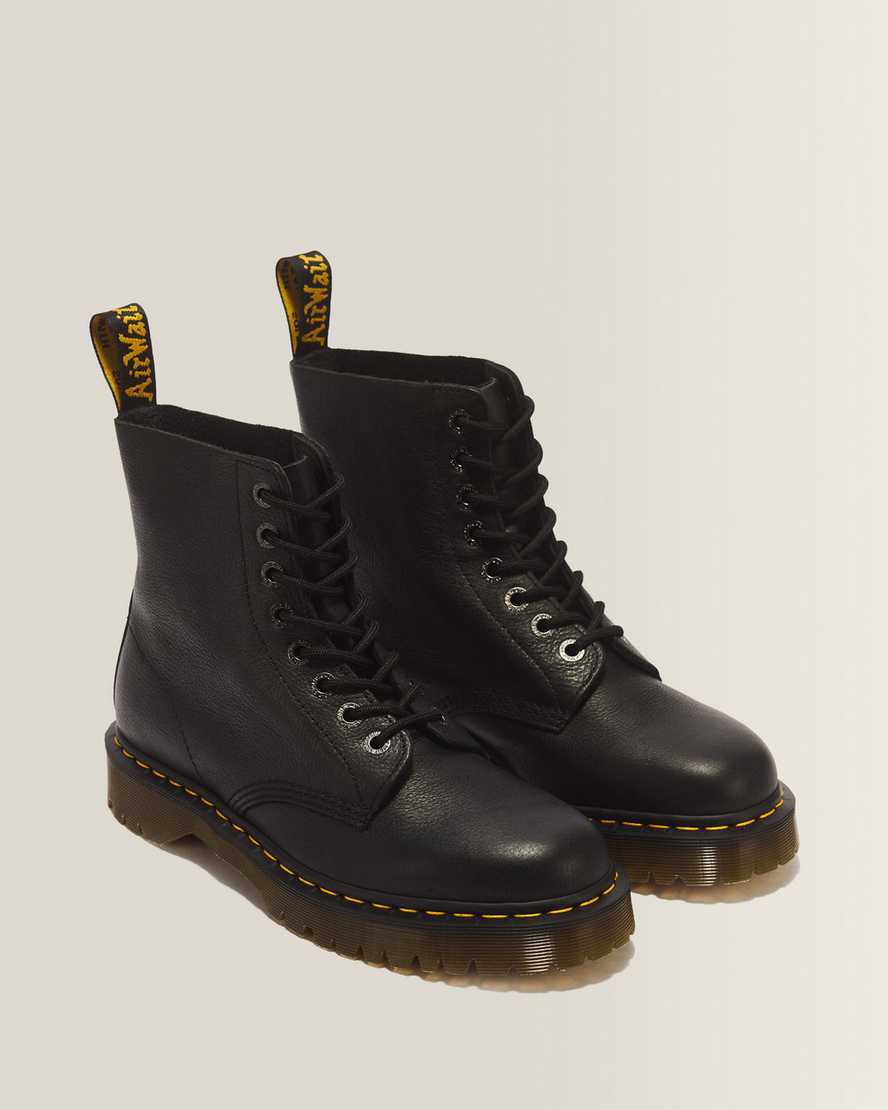 1460 Bex Pisa Leather Lace Up Boots — Black