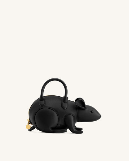 Mia Mouse Top Handle Bag - Gray
