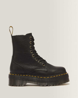 Jadon III Boot Pisa Leather Platforms — Black