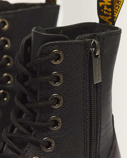 Jadon III Boot Pisa Leather Platforms — Black