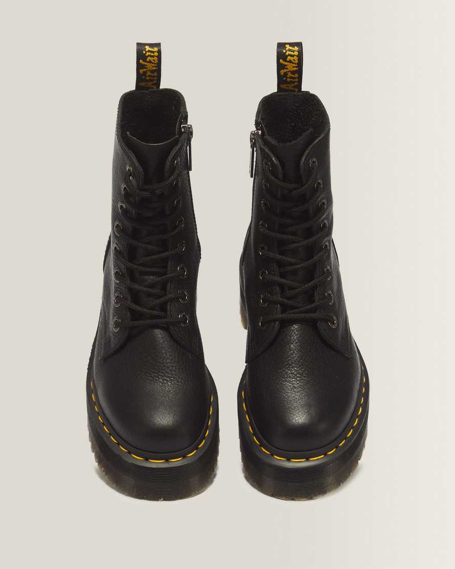 Jadon III Boot Pisa Leather Platforms — Black