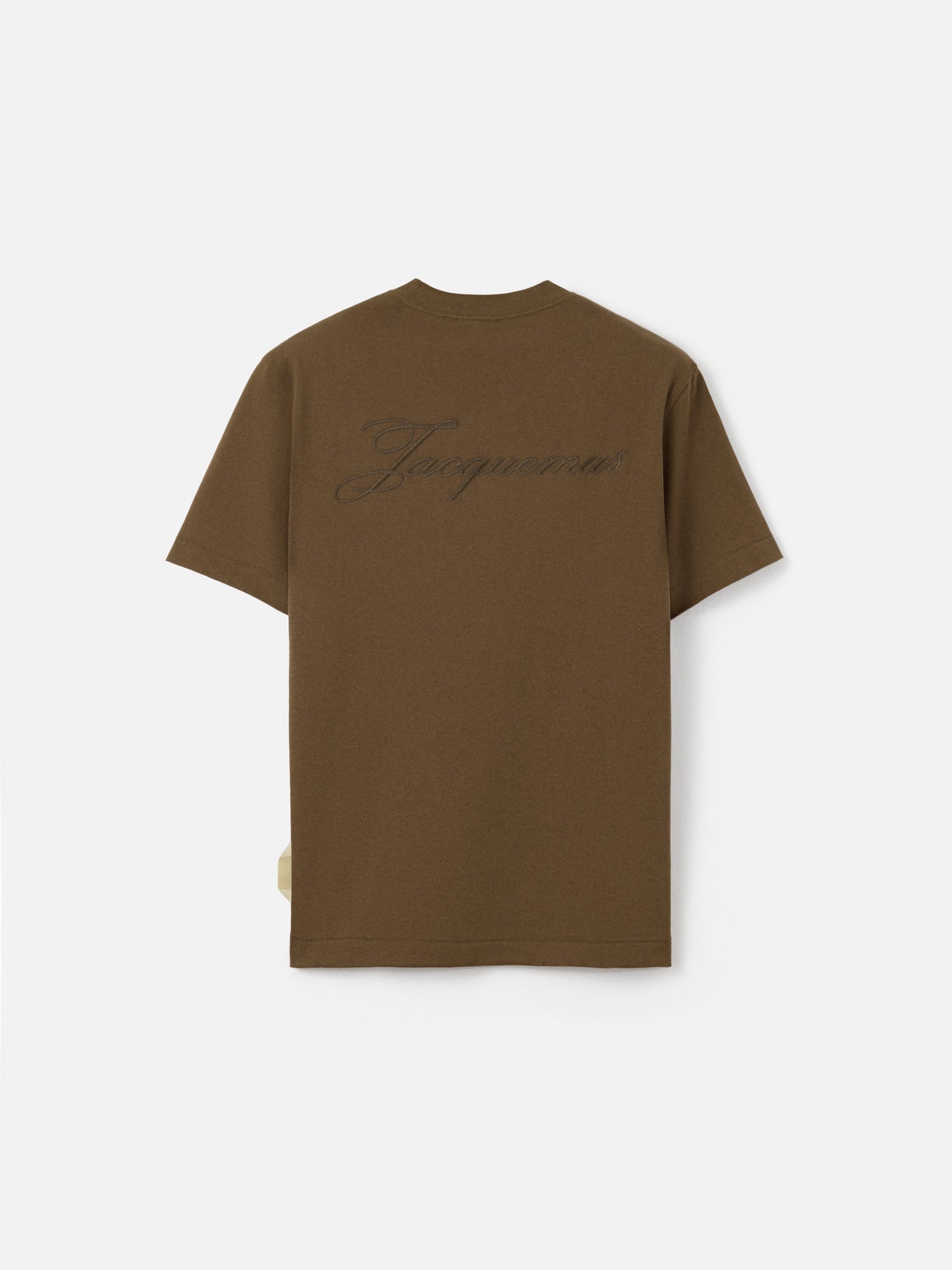 Short-sleeve t-shirt with embroidered logos.