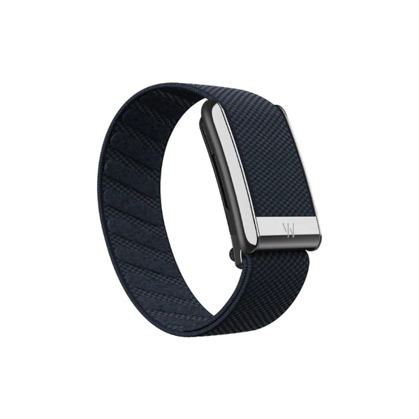 Whoop 5.0 Superknit Luxe Midnight with Titanium Band (12 Month Peak Subscription Included)