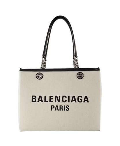Beige Cotton Tote Bag - Duty Free