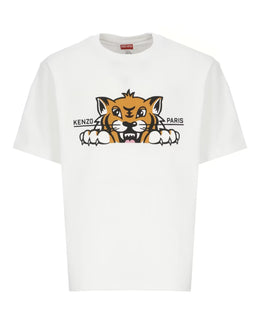 Kenzo Happy Tiger Print T-shirt and Polo