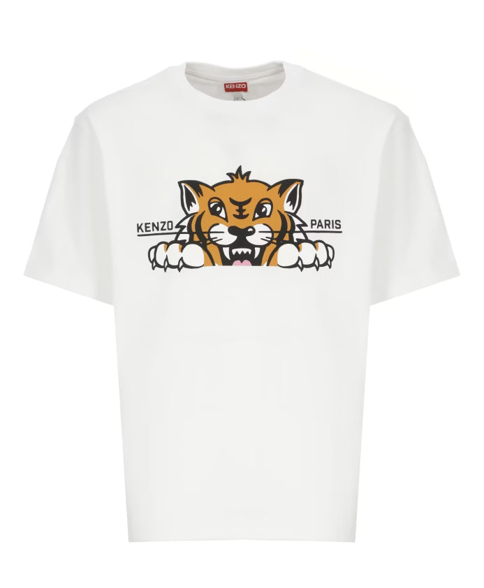 Kenzo Happy Tiger Print T-shirt and Polo