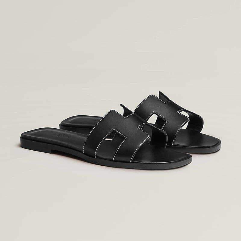 Oran sandal in Noir