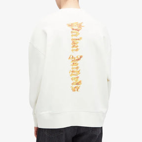 Palm Angels Burning Palm Crew Sweat