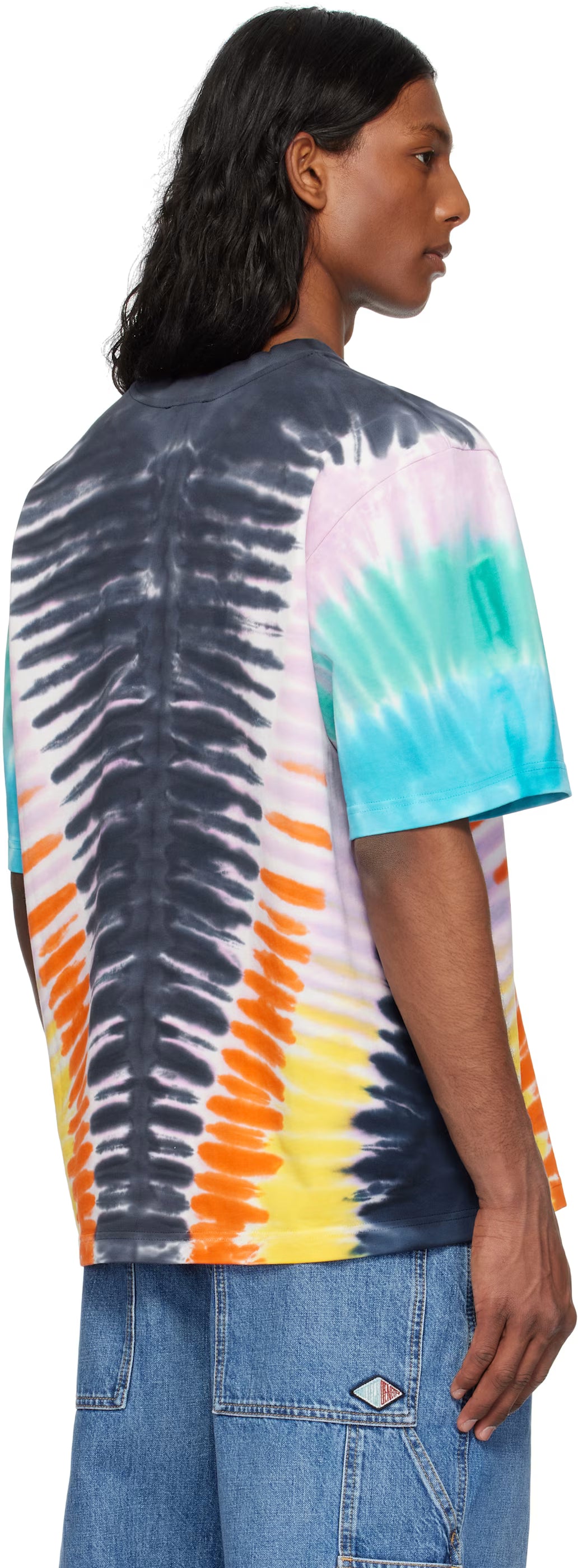 Multicolor Gradient Tie Dye T-shirt