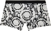 Versace Underwear Gray & Black Low-Rise Boxers