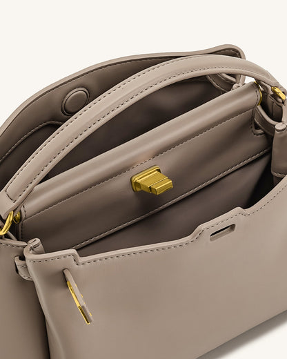 Carmen Top Handle Bag - Blue Denim