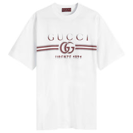 Gucci Men's Interlocking Logo T-Shirt in White