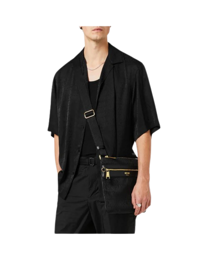 Allover Logo Jacquard Twill Shirt