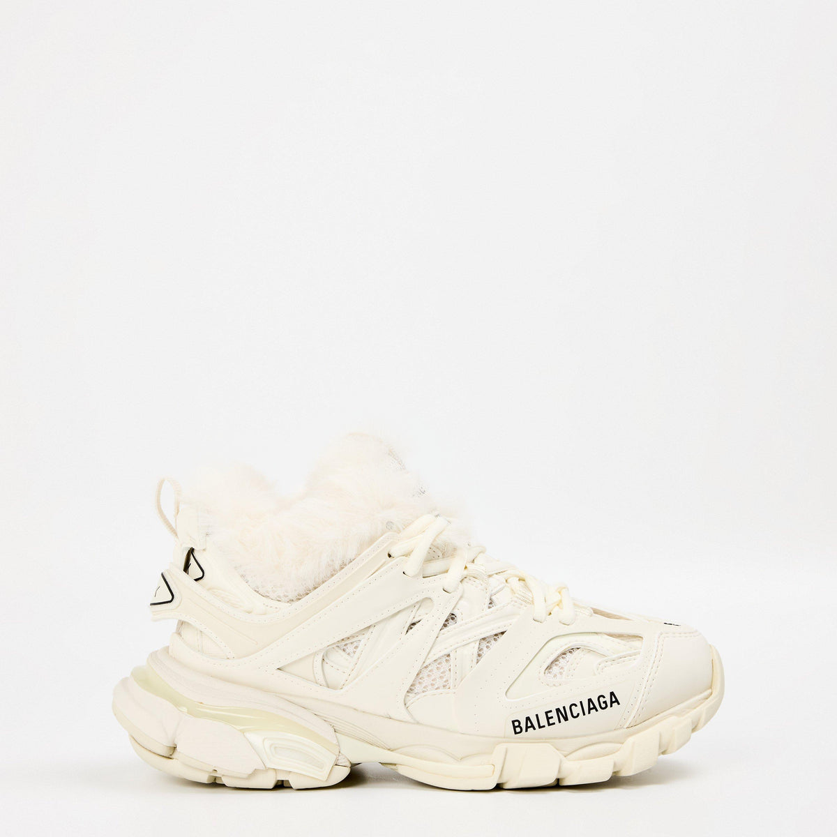 Faux Fur Track Trainers