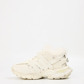 Faux Fur Track Trainers