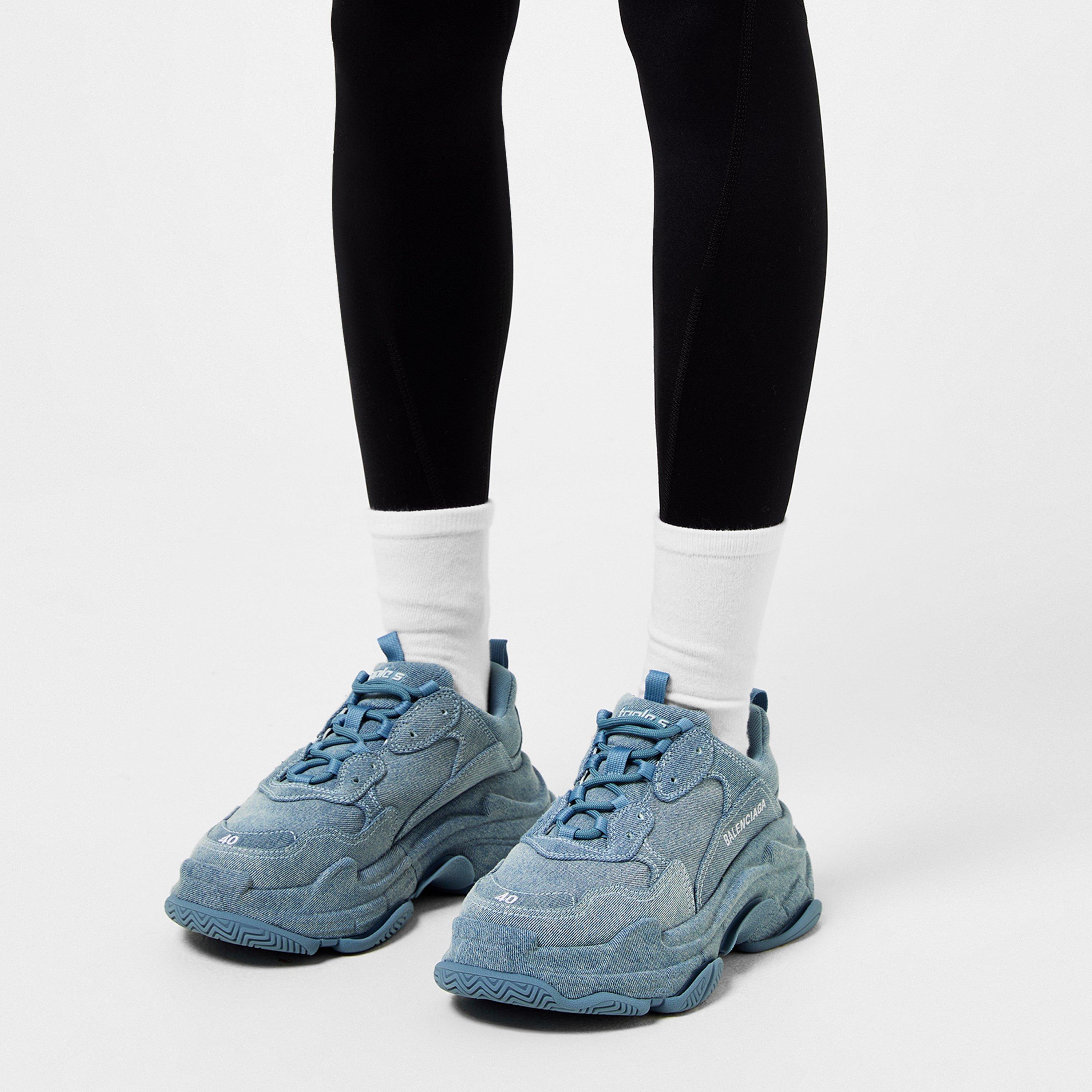 Triple S Denim Trainers