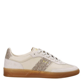 Women's Brenta Court Suede and Leather Trainers