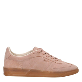 Women's Brenta Court Suede and Leather Trainers