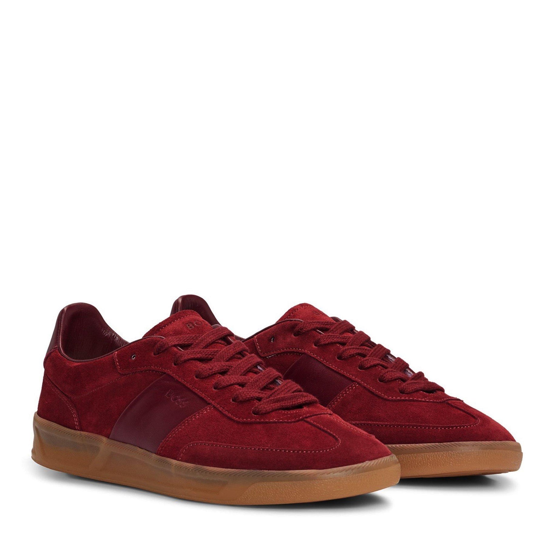 Women's Brenta Court Suede and Leather Trainers