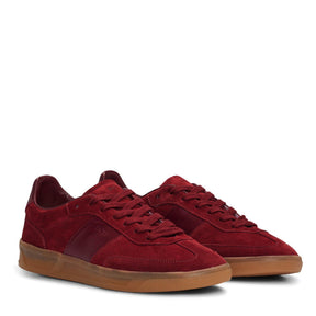 Women's Brenta Court Suede and Leather Trainers