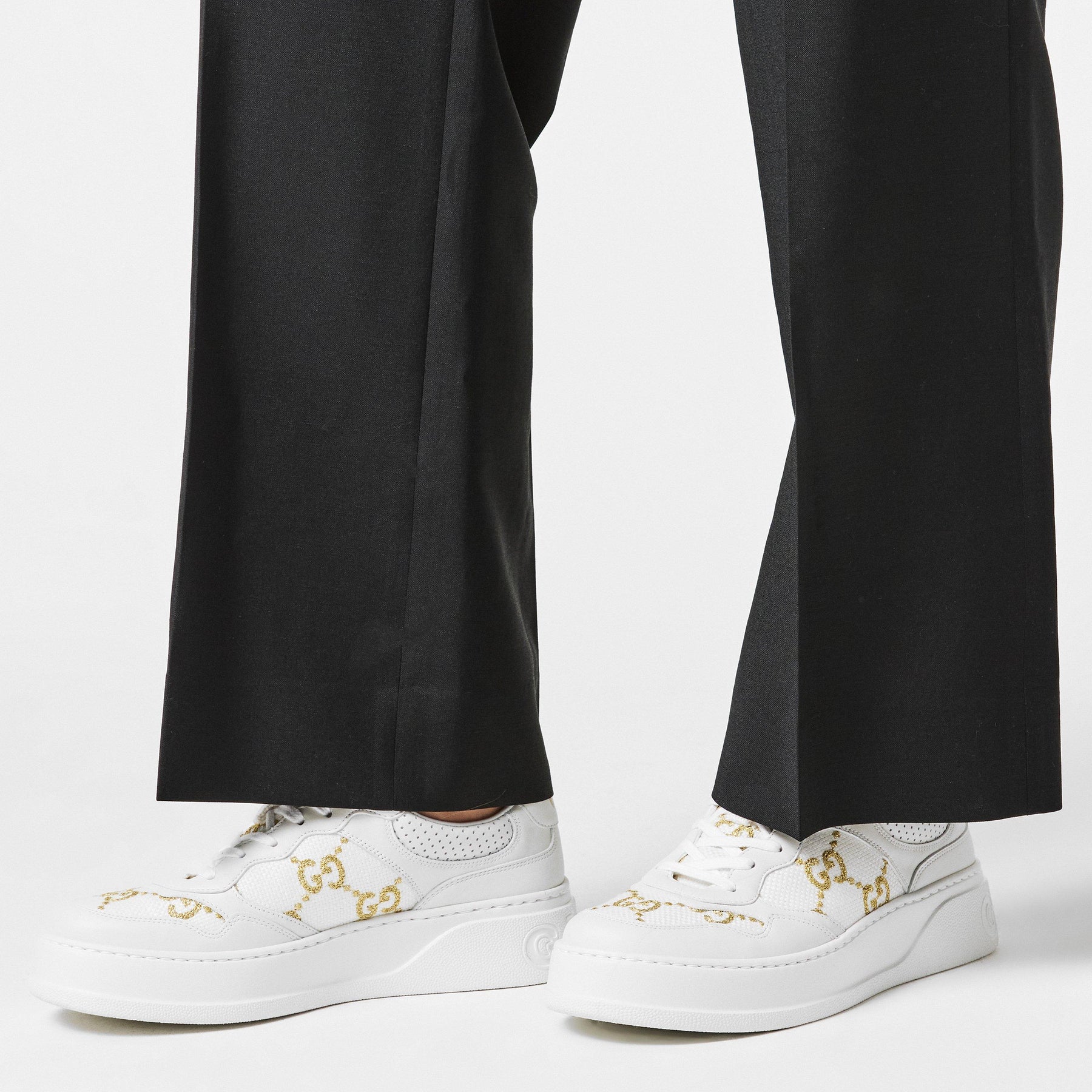 Women's GG Leather Trainers