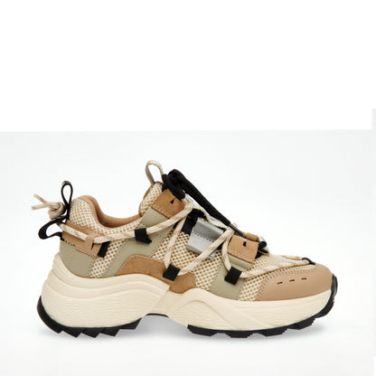 Tazmania Platform Lace-Up Chunky Trainers