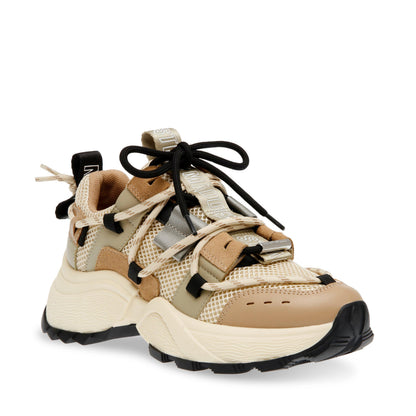 Tazmania Platform Lace-Up Chunky Trainers