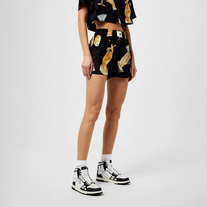 Skeleton High Top Sneakers